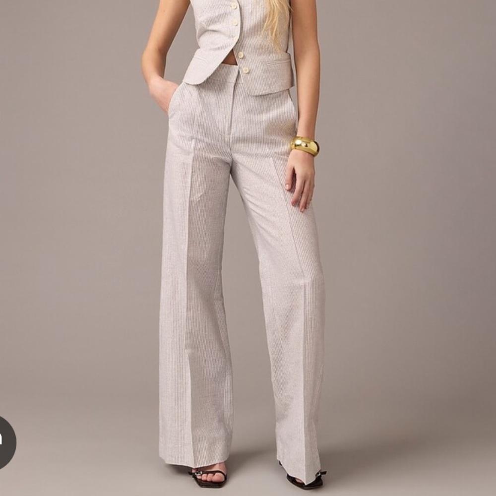 J. Crew Cream Boot Cut Pants